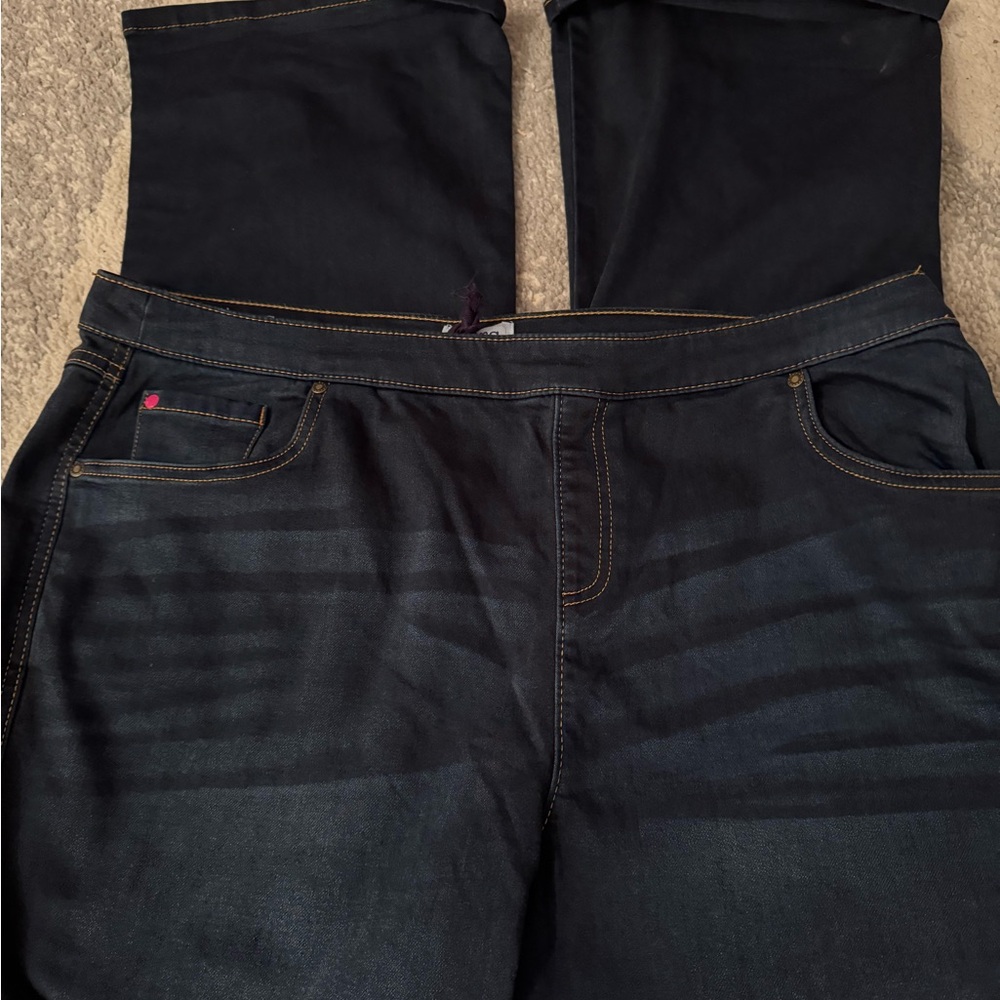 Super Soft and Comfy PajamaJeans Dark Denim Jeans
